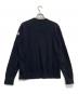 MONCLER (モンクレール) EMBROIDERED MONOGRAM COTTON SWEATER ブラック サイズ:M：30000円