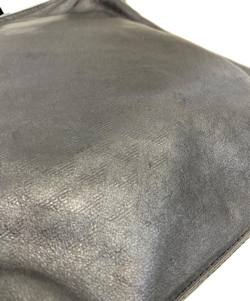 EMPORIO ARMANI（エンポリオ アルマーニ）EMPORIO ARMANI (エンポリオ アルマーニ) 総柄ロゴレザーショルダーバッグ ブラックの古着・服飾アイテム