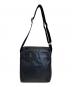 EMPORIO ARMANI (エンポリオ アルマーニ) 総柄ロゴレザーショルダーバッグ ブラック：8000円
