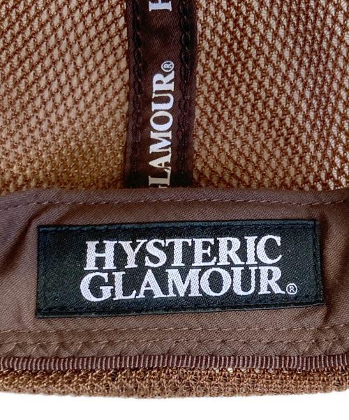 Hysteric Glamour（ヒステリックグラマー）Hysteric Glamour (ヒステリックグラマー) GUITAR GIRL メッシュキャップ ブラウン サイズ:FREEの古着・服飾アイテム
