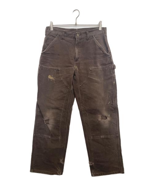 CarHartt（カーハート）CarHartt (カーハート) ダブルニーワークパンツ ブラウン サイズ:W31の古着・服飾アイテム
