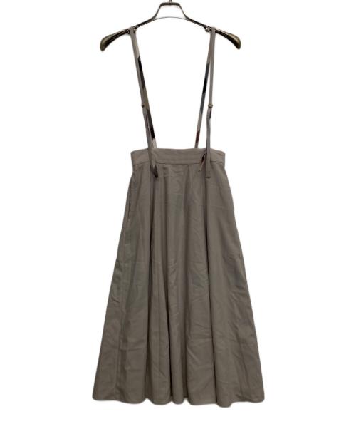 BLUE LABEL CRESTBRIDGE（ブルーレーベルクレストブリッジ）BLUE LABEL CRESTBRIDGE (ブルーレーベルクレストブリッジ) チェックキャミソールワンピース ベージュ サイズ:36の古着・服飾アイテム