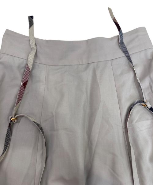 BLUE LABEL CRESTBRIDGE（ブルーレーベルクレストブリッジ）BLUE LABEL CRESTBRIDGE (ブルーレーベルクレストブリッジ) チェックキャミソールワンピース ベージュ サイズ:36の古着・服飾アイテム