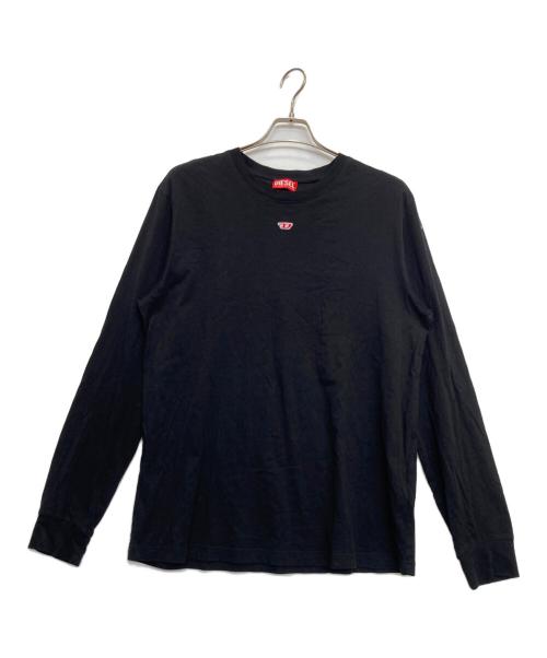 DIESEL（ディーゼル）DIESEL (ディーゼル) Dロゴカットソー ブラック サイズ:XLの古着・服飾アイテム