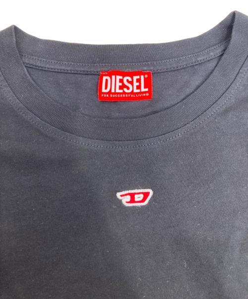 DIESEL（ディーゼル）DIESEL (ディーゼル) Dロゴカットソー ブラック サイズ:XLの古着・服飾アイテム