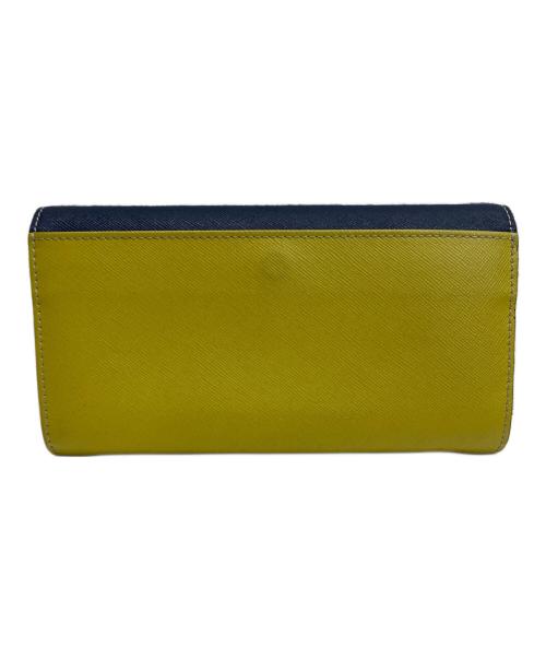 MARNI（マルニ）MARNI (マルニ) 長財布 イエロー×ネイビー サイズ:-の古着・服飾アイテム