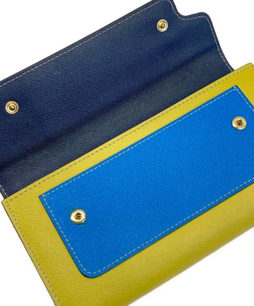 MARNI（マルニ）MARNI (マルニ) 長財布 イエロー×ネイビー サイズ:-の古着・服飾アイテム