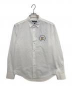 LOUIS VUITTONルイ ヴィトン）の古着「Space Badge Shirt」｜ホワイト