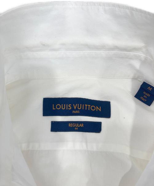 LOUIS VUITTON（ルイ ヴィトン）LOUIS VUITTON (ルイ ヴィトン) Space Badge Shirt ホワイト サイズ:Mの古着・服飾アイテム