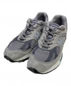 NEW BALANCEニューバランス）の古着「Made in UK 991v2 ローカットスニーカー」｜グレー