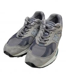 NEW BALANCE（ニューバランス）の古着「Made in UK 991v2 ローカットスニーカー」｜グレー