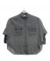 SACRA（サクラ）の古着「PREMIUM SILK COTTON SHIRT」｜グレー