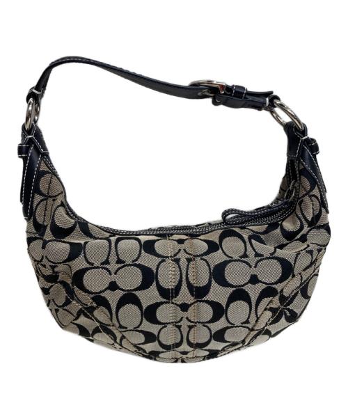 COACH（コーチ）COACH (コーチ) シグネチャーワンショルダーバッグ ブラック サイズ:-の古着・服飾アイテム