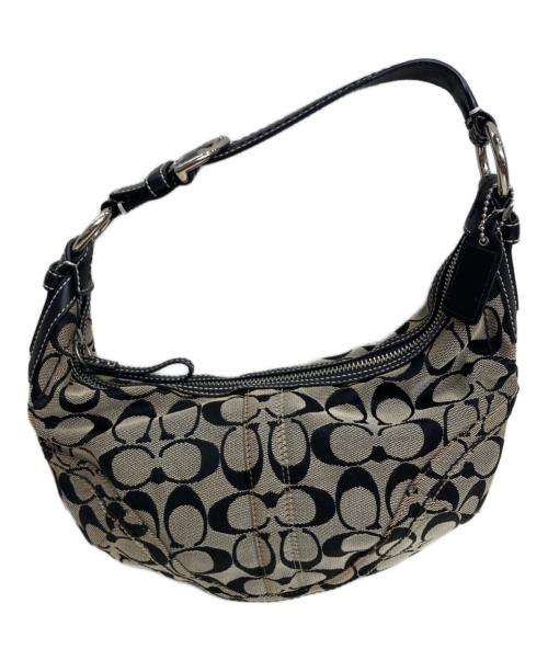 COACH（コーチ）COACH (コーチ) シグネチャーワンショルダーバッグ ブラック サイズ:-の古着・服飾アイテム