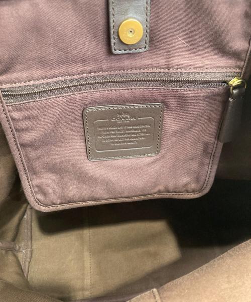 COACH（コーチ）COACH (コーチ) 2wayシグネチャートートバッグ ベージュ サイズ:-の古着・服飾アイテム