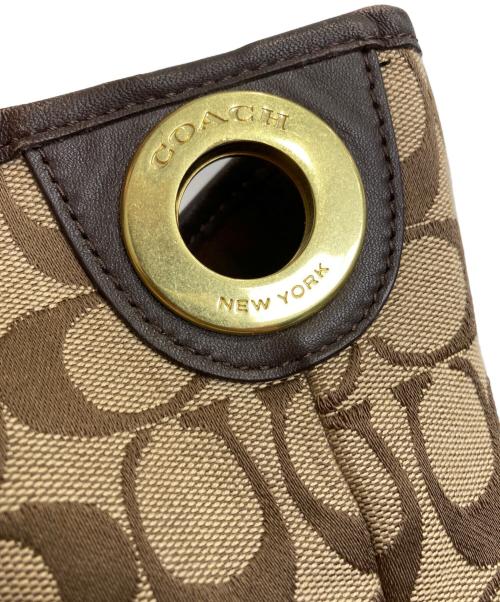 COACH（コーチ）COACH (コーチ) 2wayシグネチャートートバッグ ベージュ サイズ:-の古着・服飾アイテム