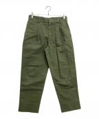 Acne studiosアクネ ストゥディオズ）の古着「PLEATED TROUSERS」｜カーキ