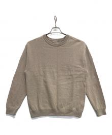 crepuscule（クレプスキュール）の古着「Light Moss Stitch L/S Sweat」｜ベージュ