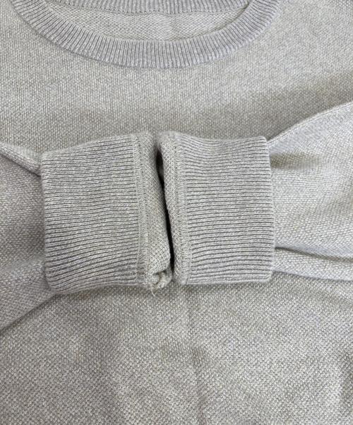 crepuscule（クレプスキュール）crepuscule (クレプスキュール) Light Moss Stitch L/S Sweat ベージュ サイズ:1の古着・服飾アイテム