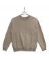 crepuscule（クレプスキュール）の古着「Light Moss Stitch L/S Sweat」｜ベージュ