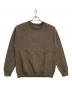 crepuscule（クレプスキュール）の古着「LIGHT MOSS STITCH L/S SWEAT」｜ベージュ