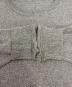 中古・古着 crepuscule (クレプスキュール) LIGHT MOSS STITCH L/S SWEAT ベージュ サイズ:1：5000円