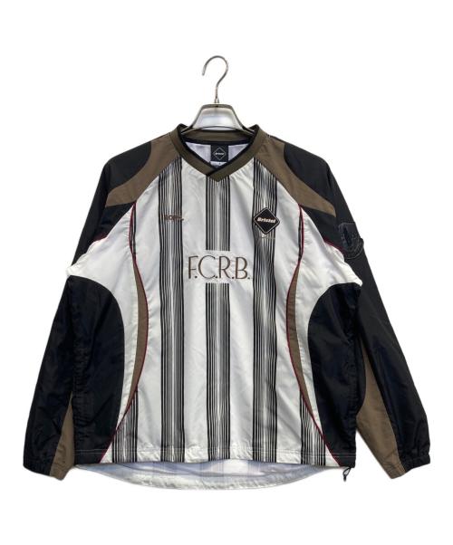 F.C.R.B.（エフシーレアルブリストル）F.C.R.B. (エフシーレアルブリストル) EXHIBITION GAME PISTE/エキシビジョンゲームピステ ホワイト×ブラック サイズ:Sの古着・服飾アイテム