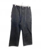 Needlesニードルズ）の古着「STRING FATIGUE PANT/ストリングファティーグパンツ」｜ブラック