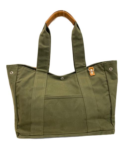 KAWANISHI KABAN（カワニシカバン）KAWANISHI KABAN (カワニシカバン) 大きなトート/saif オリーブの古着・服飾アイテム