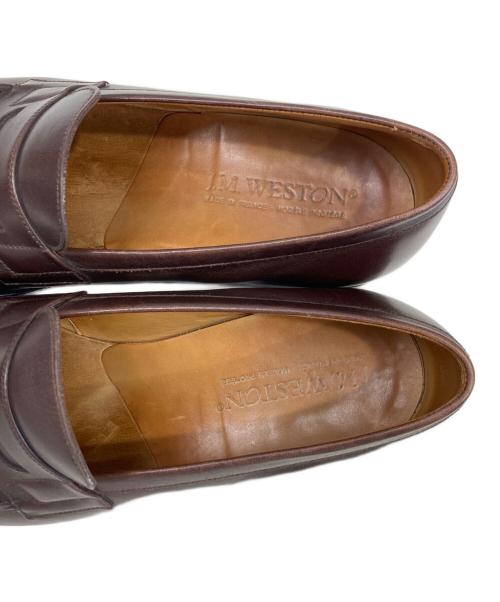 J.M.WESTON（ジェイエムウエストン）J.M.WESTON (ジェイエムウエストン) Signature Loafer/シグネチャーローファー ブラウン サイズ:6Dの古着・服飾アイテム