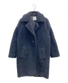 CINOH（チノ）の古着「ボアコート」｜ネイビー