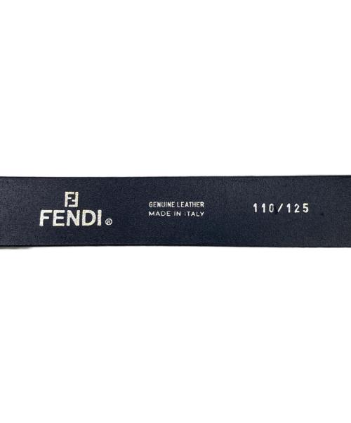 FENDI（フェンディ）FENDI (フェンディ) FFロゴベルト ブラック サイズ:110/125の古着・服飾アイテム