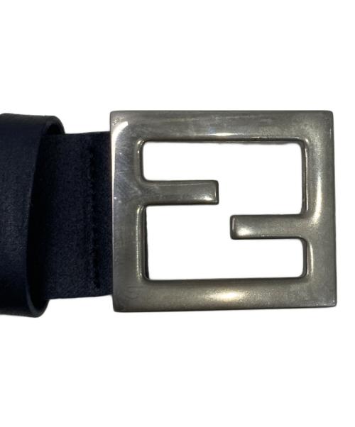 FENDI（フェンディ）FENDI (フェンディ) FFロゴベルト ブラック サイズ:110/125の古着・服飾アイテム