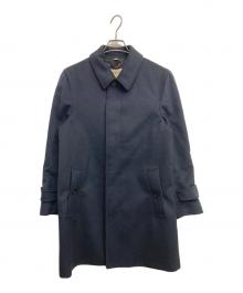BURBERRY（バーバリー）の古着「カシミヤ混ショートコート」｜ネイビー