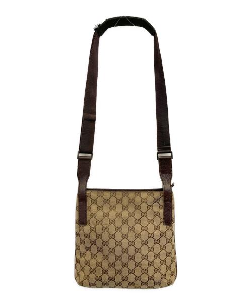 GUCCI（グッチ）GUCCI (グッチ) GG柄ショルダーバッグ ベージュ サイズ:-の古着・服飾アイテム
