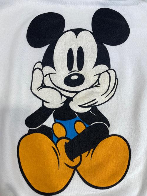 USED（ユーズド）USED (ユーズド) キャラクタープリントスウェット ホワイト サイズ:XLの古着・服飾アイテム