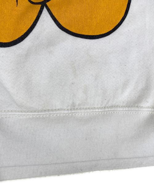 USED（ユーズド）USED (ユーズド) キャラクタープリントスウェット ホワイト サイズ:XLの古着・服飾アイテム