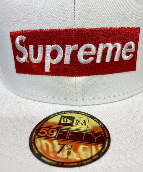 New Era（ニューエラ）New Era (ニューエラ) Supreme (シュプリーム) Money Box Logo Cap ホワイト サイズ:58.7cmの古着・服飾アイテム