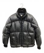 MONCLERモンクレール）の古着「Aisneオールレザーダウンジャケット」｜ブラック
