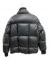 MONCLER (モンクレール) Aisneオールレザーダウンジャケット ブラック サイズ:4：300000円