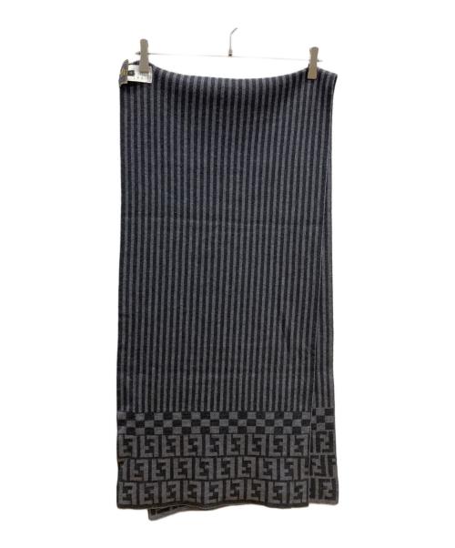 FENDI（フェンディ）FENDI (フェンディ) マフラー グレー サイズ:42の古着・服飾アイテム