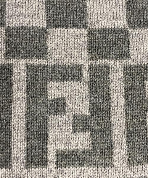 FENDI（フェンディ）FENDI (フェンディ) マフラー グレー サイズ:42の古着・服飾アイテム