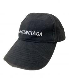 BALENCIAGA（バレンシアガ）の古着「ロゴキャップ」｜ブラック