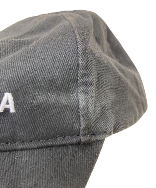 BALENCIAGA（バレンシアガ）BALENCIAGA (バレンシアガ) ロゴキャップ ブラック サイズ:L(58cm)の古着・服飾アイテム