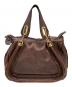 Chloe（クロエ）の古着「パラティ2WAYバッグ」｜ブラウン