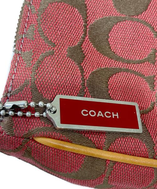 COACH（コーチ）COACH (コーチ) アクセサリーポーチ レッド サイズ:-の古着・服飾アイテム
