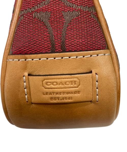COACH（コーチ）COACH (コーチ) アクセサリーポーチ レッド サイズ:-の古着・服飾アイテム