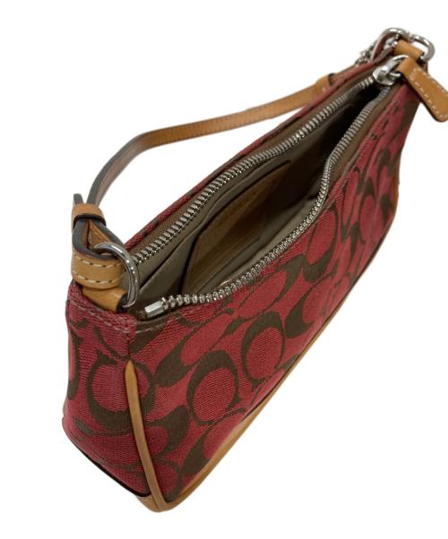 COACH（コーチ）COACH (コーチ) アクセサリーポーチ レッド サイズ:-の古着・服飾アイテム