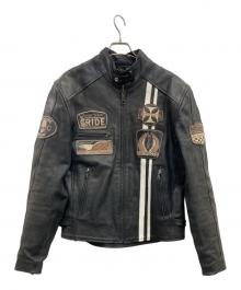 THE DEGNER CLASSIC BRAND（ザ・デグナー・クラシック・ブランド）の古着「レザージャケット」｜ブラック