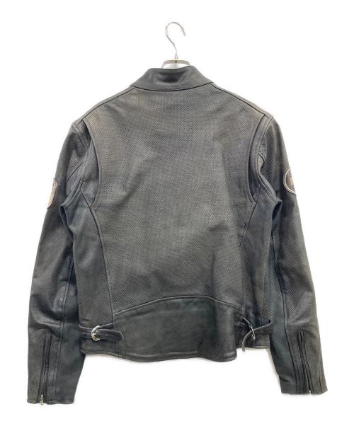 THE DEGNER CLASSIC BRAND（ザ・デグナー・クラシック・ブランド）THE DEGNER CLASSIC BRAND (ザ・デグナー・クラシック・ブランド) レザージャケット ブラック サイズ:Ｍの古着・服飾アイテム